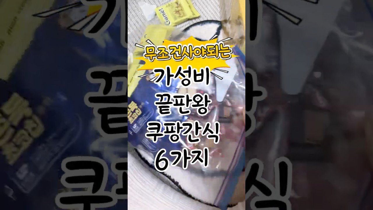 역대급 가성비 쿠팡 대용량간식 추천