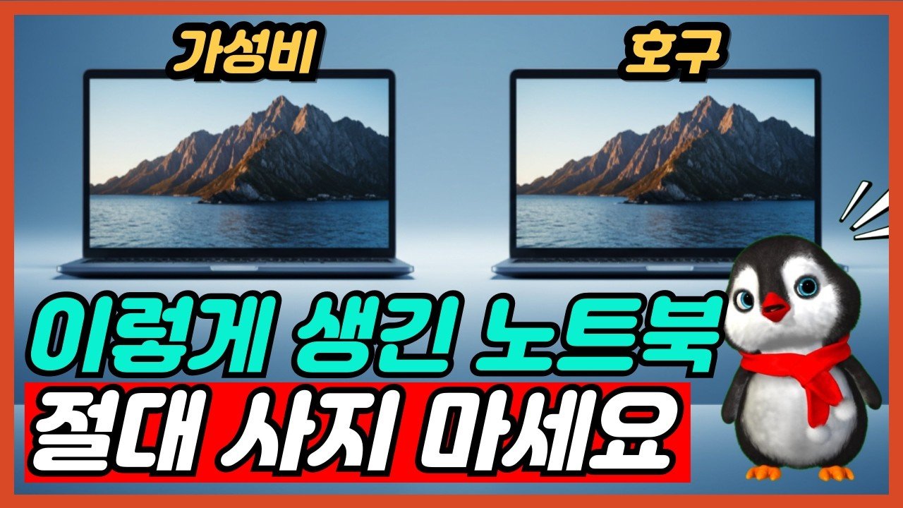 제발 노트북 호구 되지 마세요! 가성비 노트북 추천