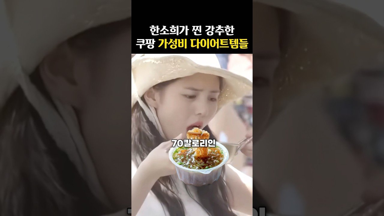 한소희가 찐 강추한 쿠팡 다이어트템 총정리