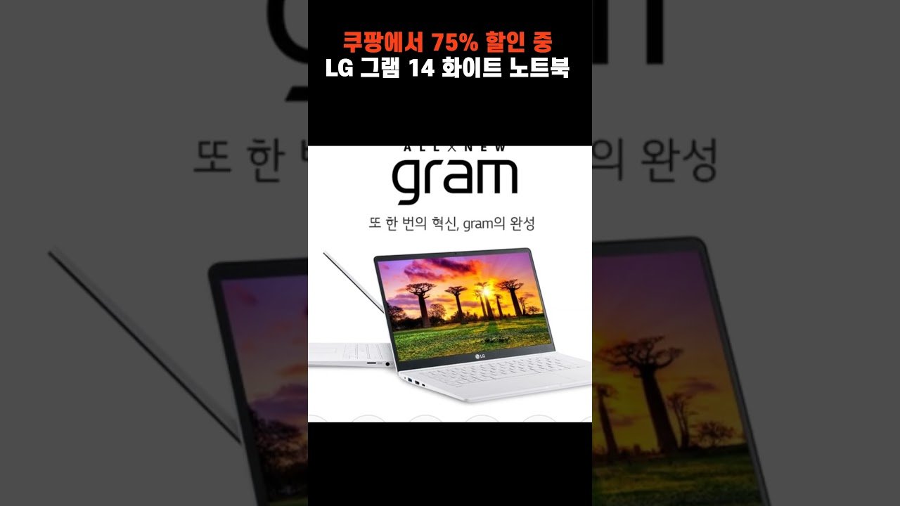 쿠팡에서 할인중인 LG그램 14 화이트 노트북 스펙정리