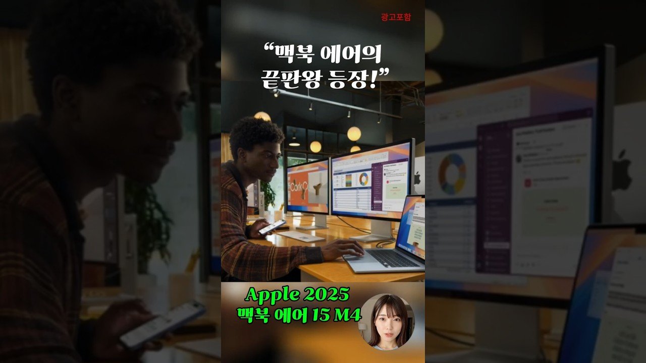 M4 칩 탑재! 18시간 배터리의 맥북 에어로 경험해보세요