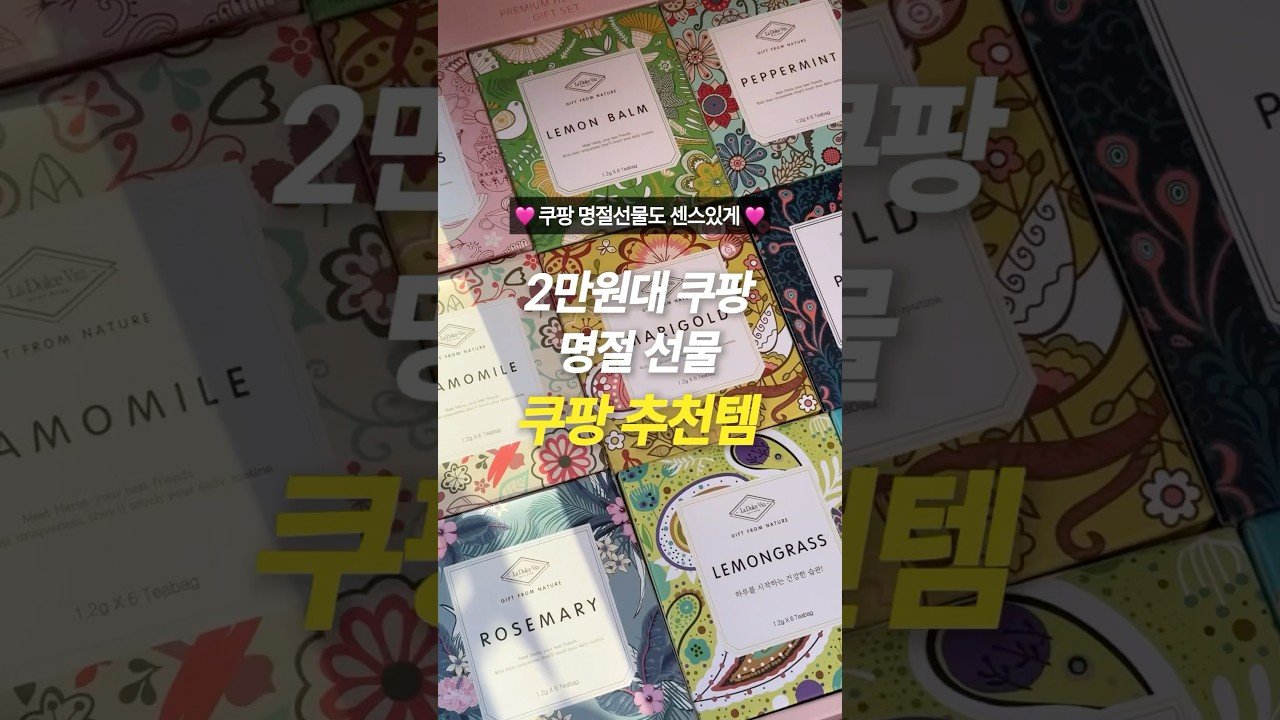 센스있는 쿠팡 속 설 명절선물 추천템으로 특별한 명절을 만들어보세요