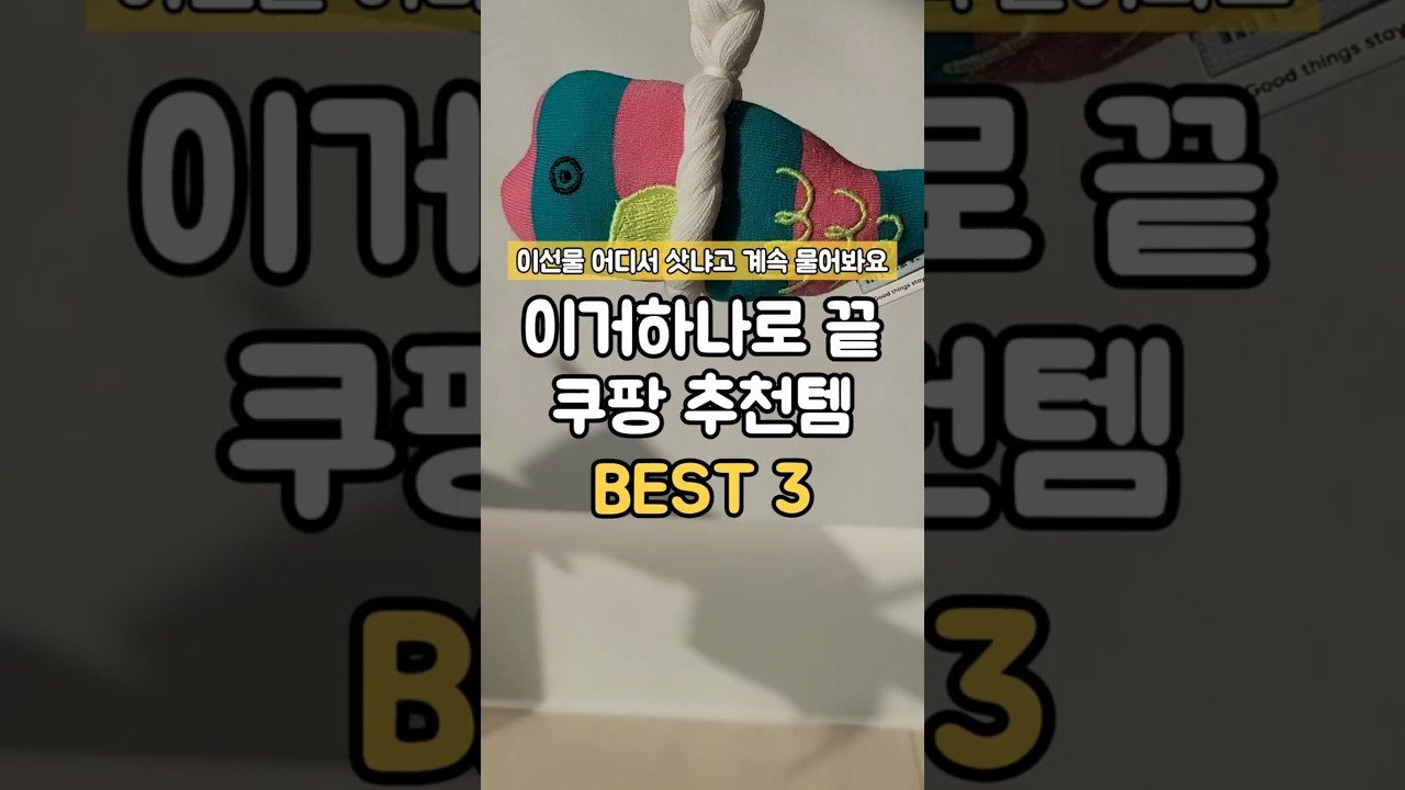 요즘핫한 신박하고 센스있는 쿠팡선물 추천템과 명태인형