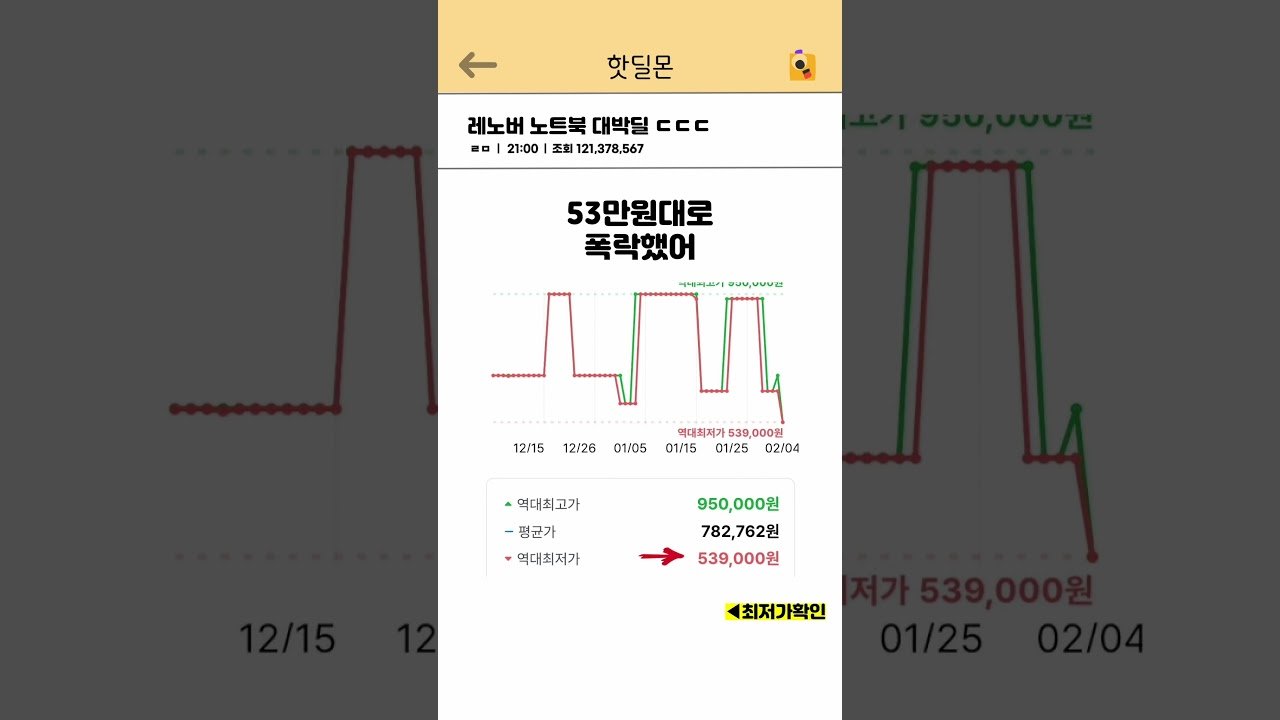 쿠팡에서 만나는 미친특가 레노버 노트북