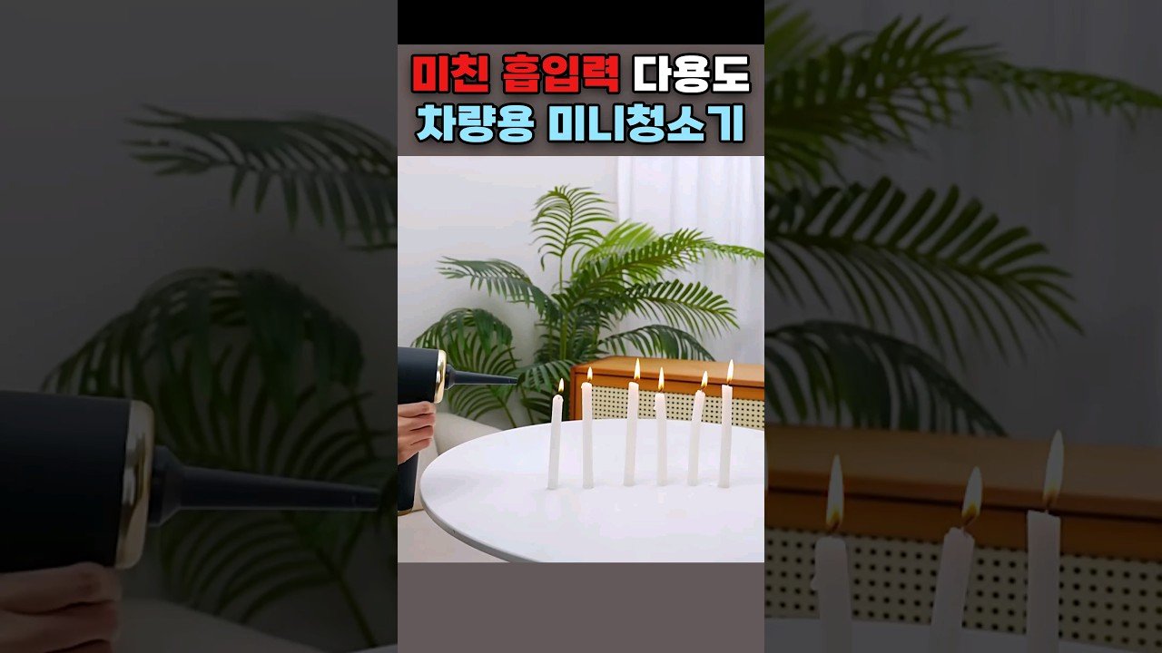 쿠팡추천 다용도 차량용 미니 청소기로 살림템 만들기