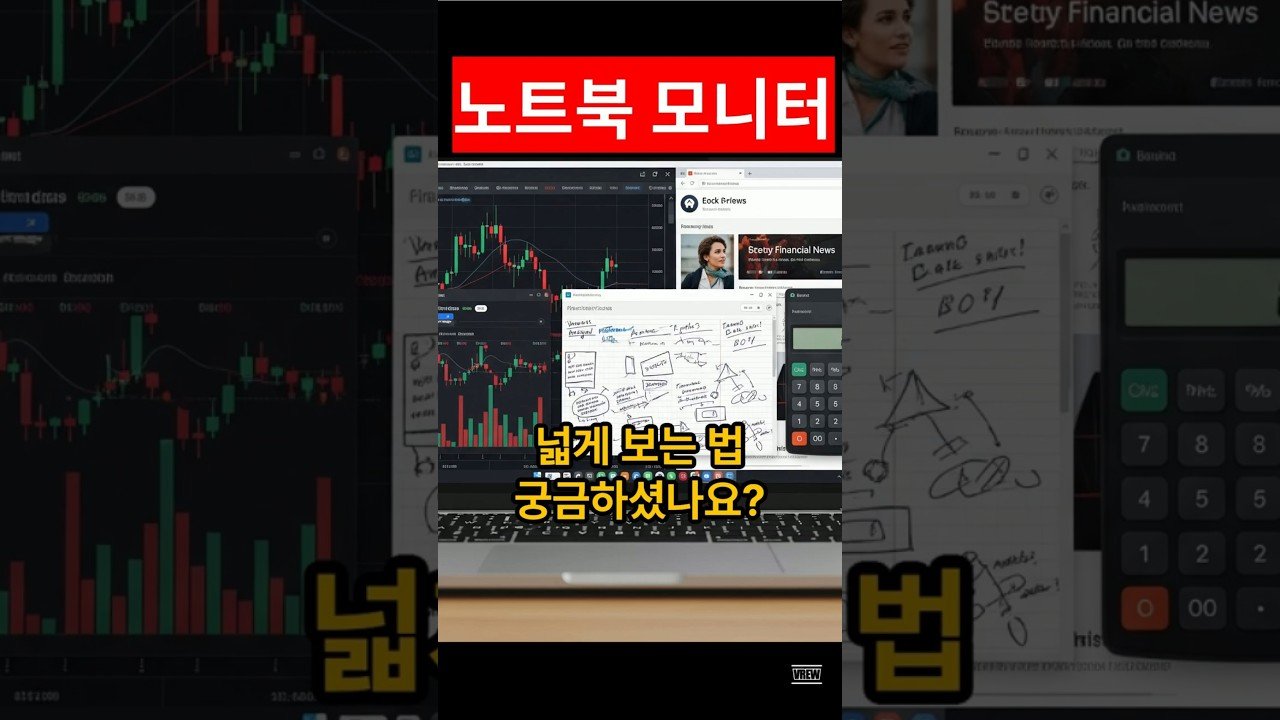 노트북 넓게 보는법으로 효율적인 작업공간 만들기