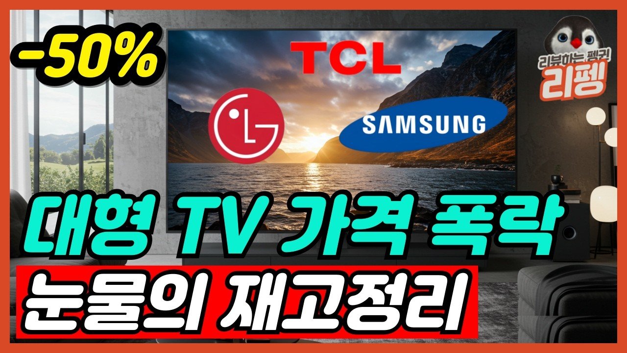 2025 대형티비 가성비 추천, 엘지와 삼성만 믿어도 될까요?