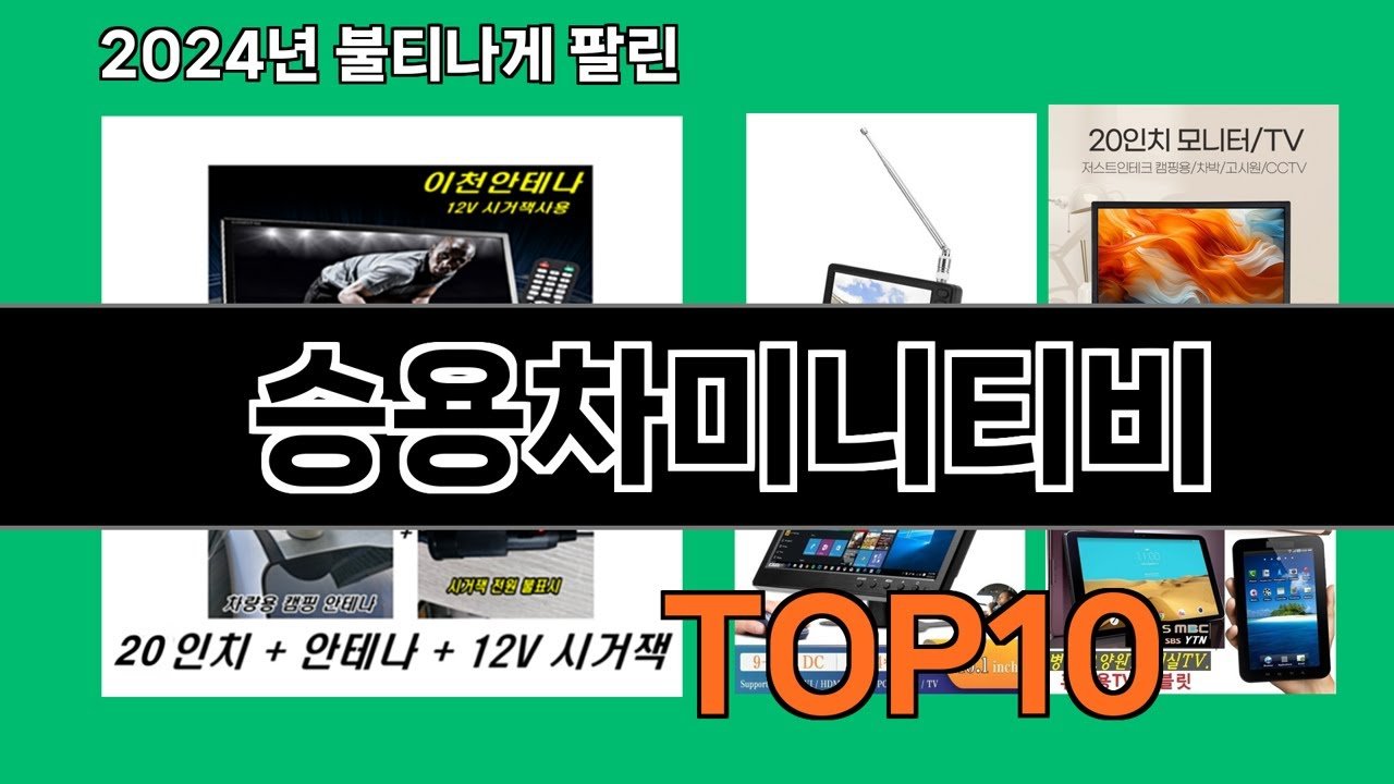 승용차미니티비와 쿠팡로켓배송의 완벽한 조합