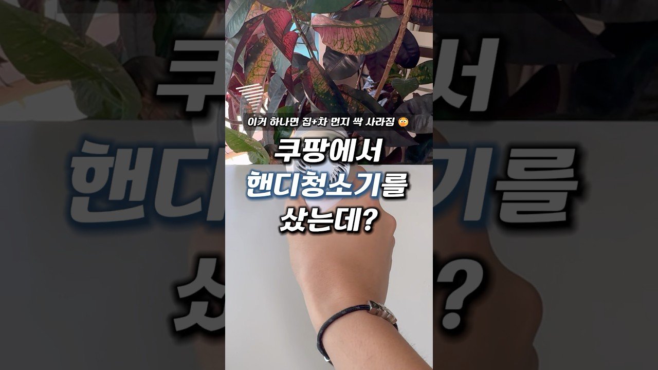 쿠팡에서 구매한 무선 핸디청소기의 리뷰는?