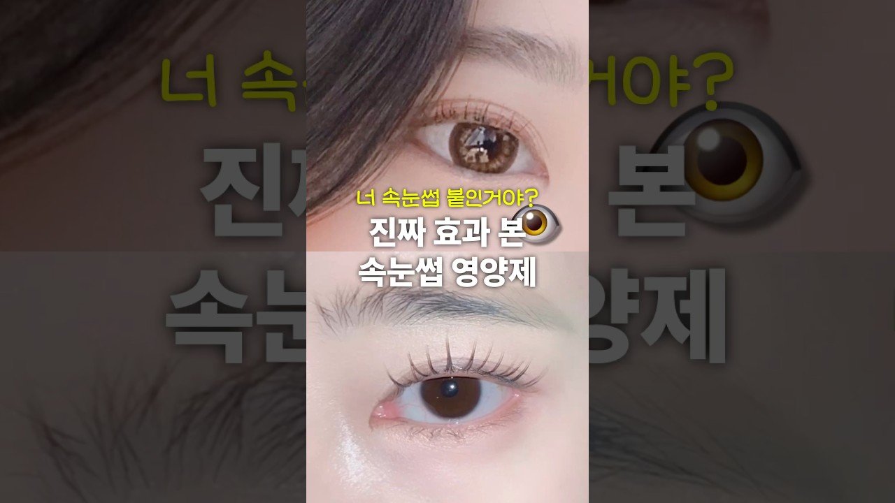 내돈내산으로 만나는 속눈썹 영양제의 기적