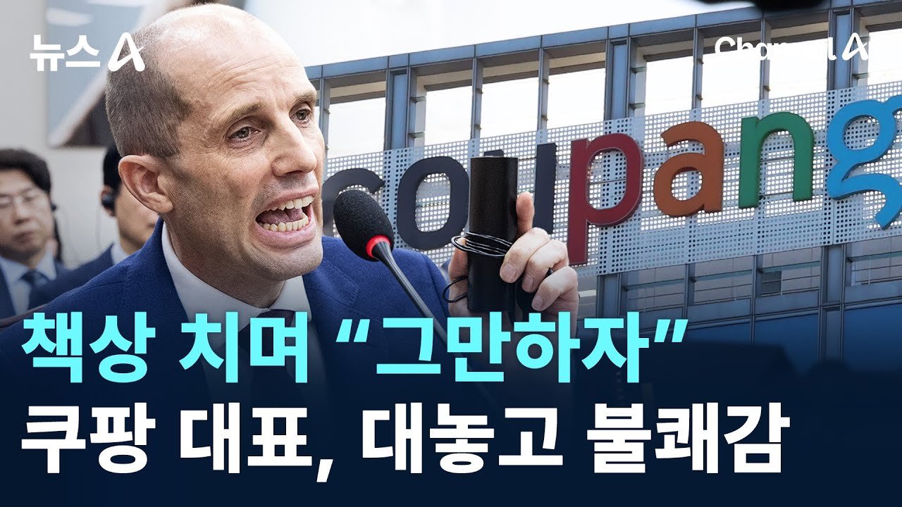 책상 치며 대놓고 불쾌감 드러낸 쿠팡 로저스 대표