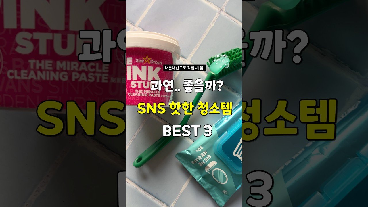 내돈내산으로 검증한 SNS 핫한 청소템