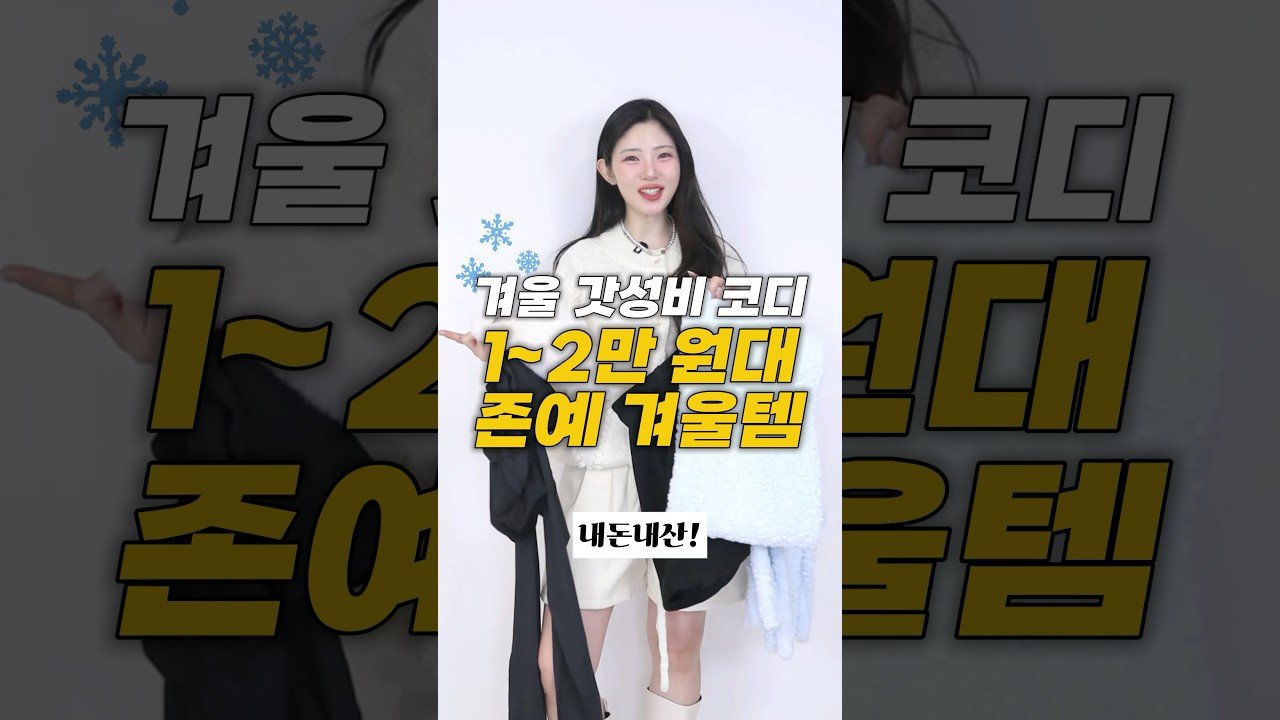 내돈내산 겨울템 추천