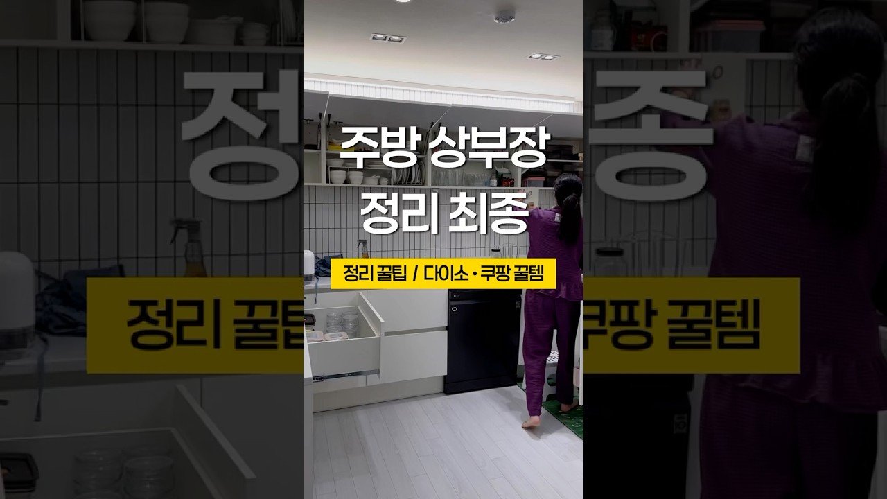 다이소랑 쿠팡 꿀템으로 상부장 동선 최적화하기