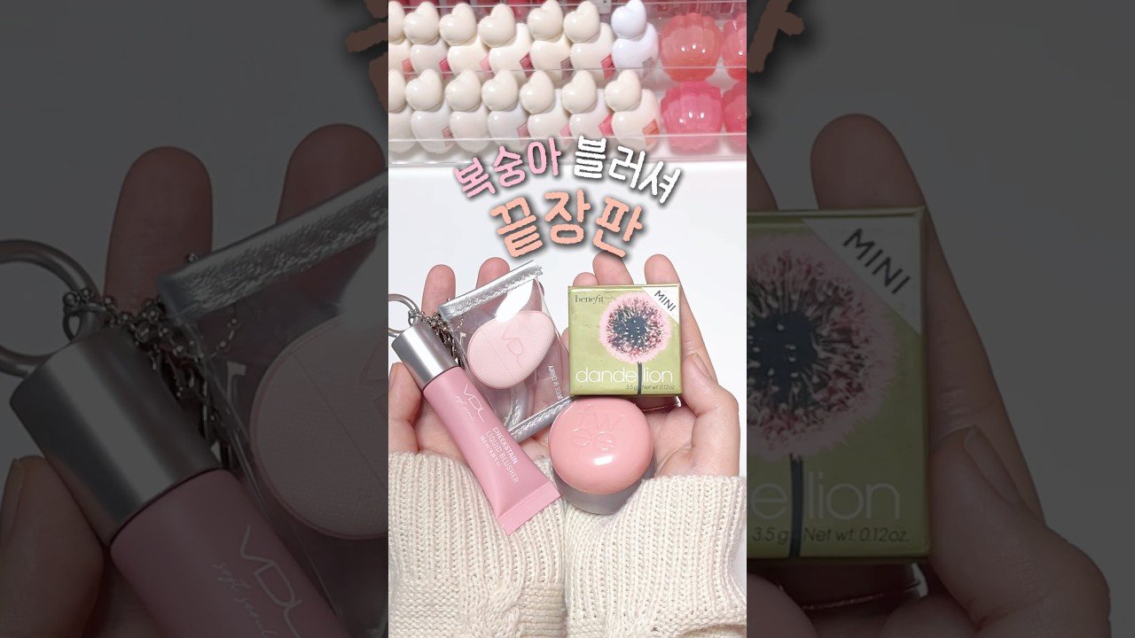 이거 없으면 복숭아 인간 아님, 블러셔 추천