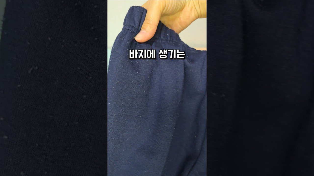 보풀 제거기로 살린 옷 이야기